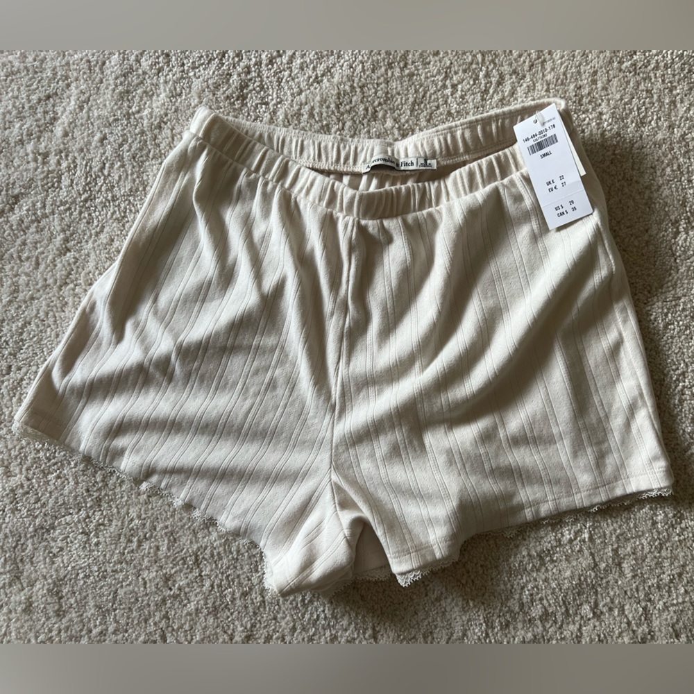 Abercrombie & Fitch Pointelle Pajama Shorts